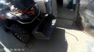 Квадроциклетный ковш для песка, щебня, грунта самодельный