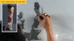 How to Draw / sketch with Vine willow Charcoal - Figure pose back view with Chris Legaspi