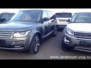 Range Rover Park Assist - Perpendicular park / Автоматическая перпендикулярная парковка Range Rover