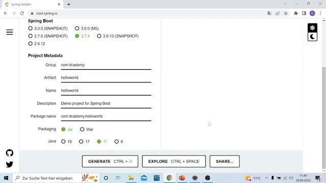 Spring Boot Einführung und Projekt erstellen | Spring Boot Tutorial Deutsch
