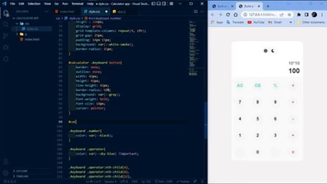 A stunning calculator built using Vanilla JavaScript with light & dark themes. | Psycho Developer |