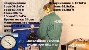 Тест пневматического гайковерта Jonnesway JAI-1044