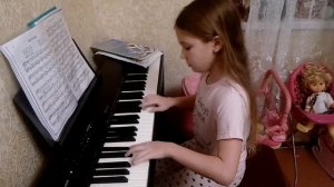 И.С.БАХ МЕНУЭТ (соль мажор) - фортепиано, играет Lera Holodok