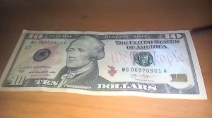 Банкнота 10 долларов  (2013 года)
