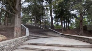 Санаторий "Алуштинский". Дорога от 4 корпуса в первому.