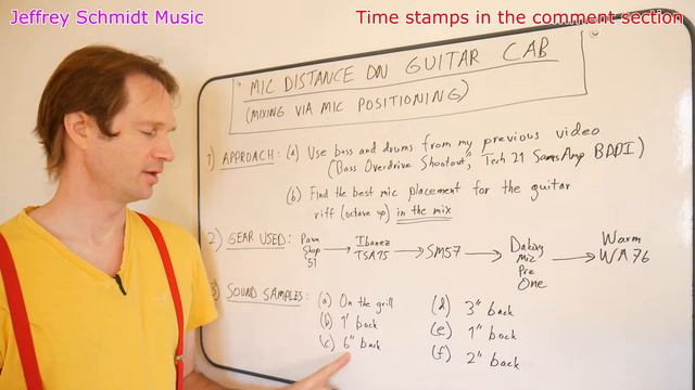 Mic Distance on Guitar Cab (Mixing via Mic Positioning); an example with sound samples смотреть онлайн