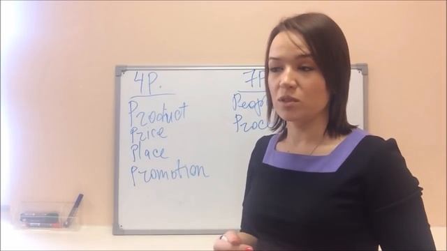 Основы маркетинга. Урок 2 из 10. Комплекс маркетинга 4P и 7P