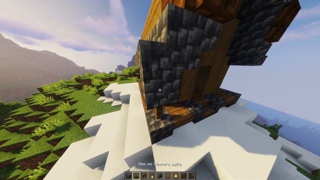 Minecraft: Как построить стартовый домик в зимнем биоме №2 смотреть онлайн