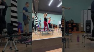 Jumping тренировка, джампинг фитнес. Похудеть легко , - 600 ккал за тренировку !