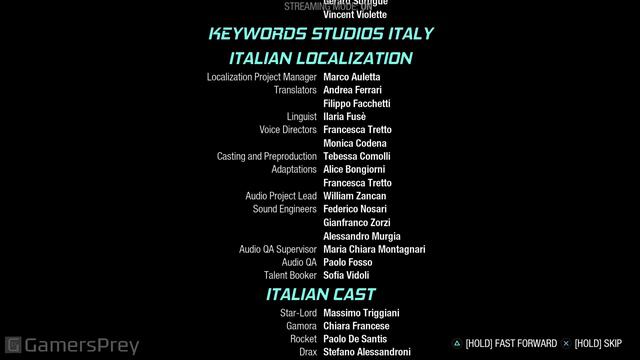 Marvel's Guardians of the Galaxy Credits [HD 1080P] смотреть онлайн