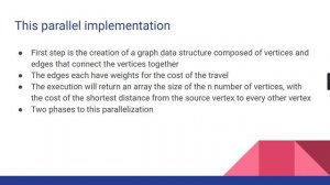 Dijkstra's shortest path algorithm serial and parallel execution performance analysis