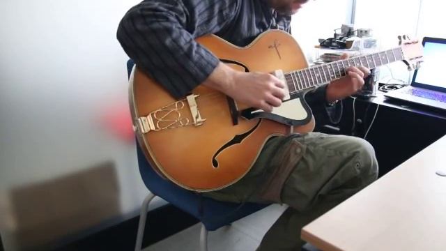"Musima Herrnsdorf" Vintage German Archtop Jazz Guitar