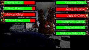 Withered VS Jack-O-Animatronics #2 With Healthbars