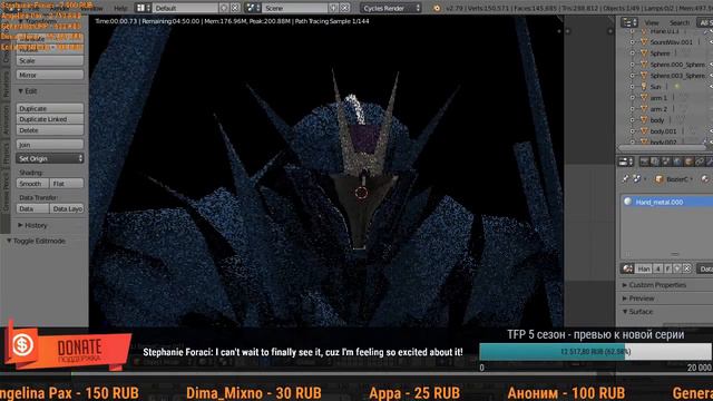 TFP Season 5 - Stream #4 [Soundwave 3D Model] смотреть онлайн