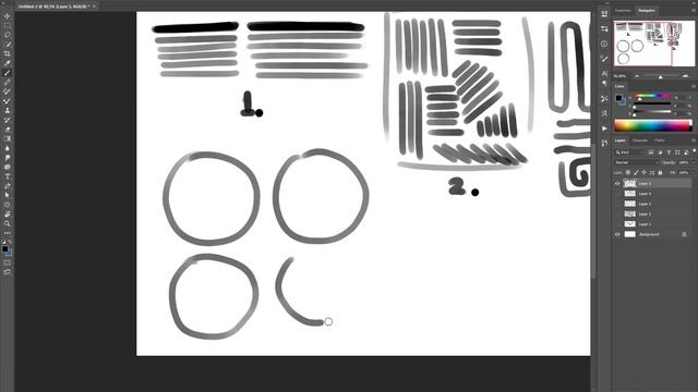 Осваиваем планшет: 10 упражнений для постановки руки в фотошопе смотреть онлайн