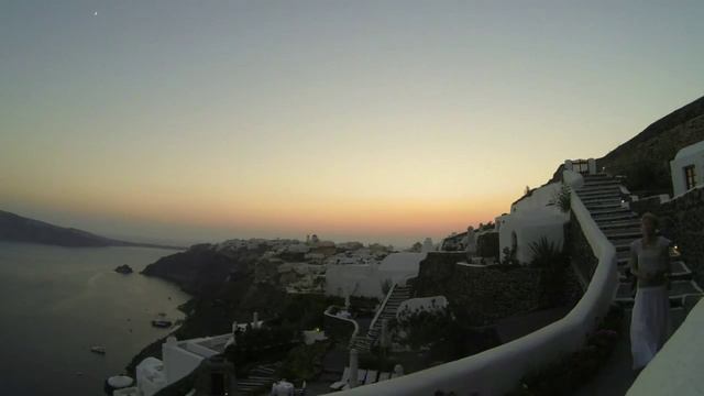 Santorini Sunset from the Perivolas Hotel