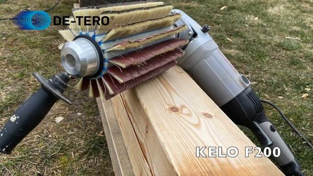 Быстрая шлифовка бруса, имитации бруса и вагонки с DE-TERO® KELO F.