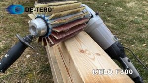 Быстрая шлифовка бруса, имитации бруса и вагонки с DE-TERO® KELO F.