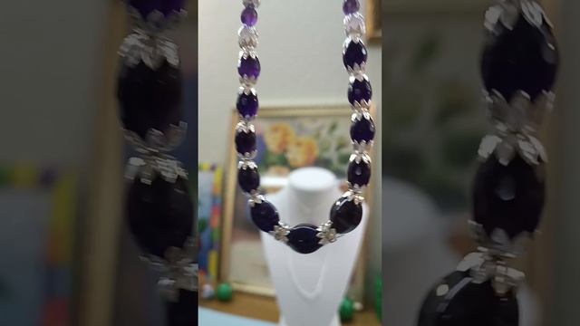 Моя работа, украшения с натуральными камнями.