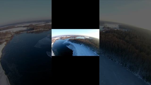 5. КРУТО покатались на коньках по речке зимой #Shorts