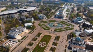 ВДНХ с высоты птичьего полета (2019).