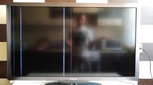 Проверка работы телевизора Philips 40PFL6606H/12 с неисправностью матрицы.
