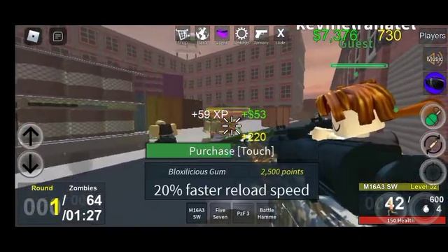 Как отрыть 1-4 престиж в Zombie Uprising в Roblox. смотреть онлайн