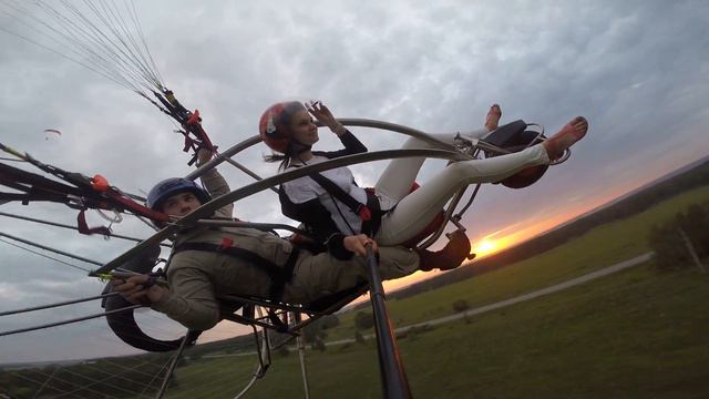 Параплан в Челябинске. Полёты 6 июля 2016. смотреть онлайн
