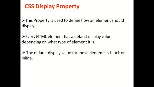CSS Display Properties in Hindi(Part-76)for beginners | What is the default CSS display property?