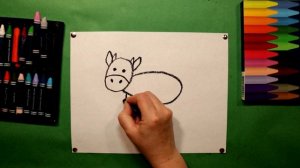 Урок рисования для детей "КОРОВА?"^Как нарисовать КОРОВУ