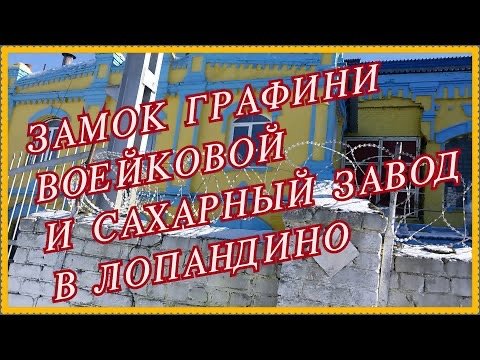 Замок графини Воейковой в Лопандино и сахарный завод