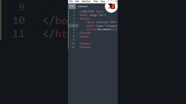 Emmet Abbreviations In Sublime Text (Boilerplate Code) - TechBhai #coding #free #html #wifistudy