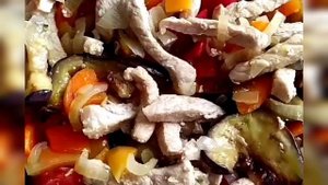 БАКЛАЖАНЫ с МЯСОМ и ОВОЩАМИ