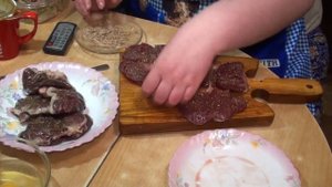 Отбивные из сердец индейки / Turkey hearts Chops