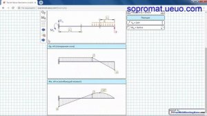 Расчёт консольно закреплённой балки