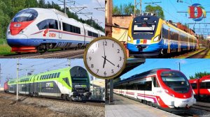 Изучаем цвета и поезда для детей  / Развивающее видео про железнодорожный транспорт 2