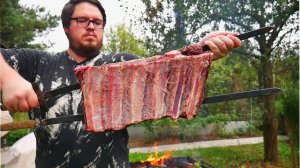 Невероятный РЕЦЕПТ! Говяжьи РЕБРЫШКИ ЗАПЕЧЕННЫЕ на УГЛЯХ. Это вам не ШАШЛЫК!
