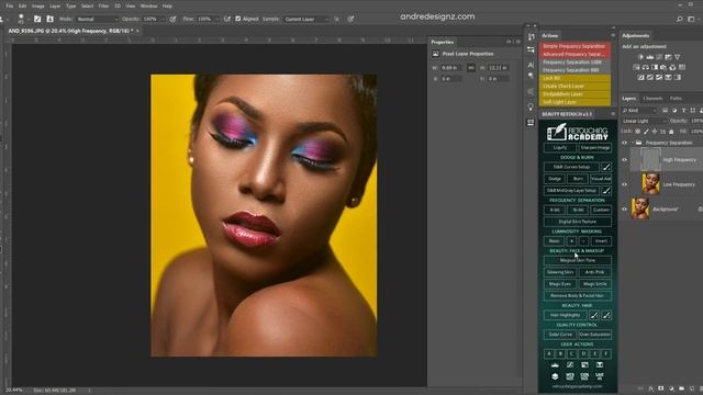 Retouching A JPEG Portrait In Photoshop смотреть онлайн