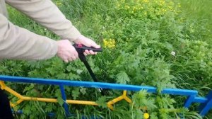 Гусак Красная Звезда ? ножницы для травы на длинной ручке. Поворотные лезвия из толстого металла.