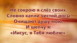 О Иисус, мой Господь, прикоснись