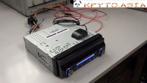 Магнитола 1DIN медиаплеер 7' выдвигающийся экран, Bluetooth, GPS, ТВ тюнер, Win CE 6.0