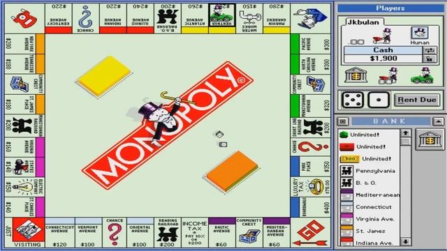 Monopoly Deluxe 1992 Longplay MS-DOS смотреть онлайн
