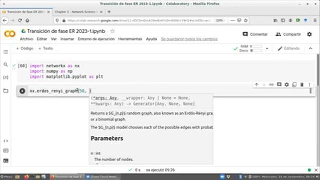 Transición de fase en redes aleatorias (simulación) смотреть онлайн