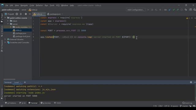 Websockets React & Node js ПОЛНЫЙ КУРС PAINT ONLINE & Canvas