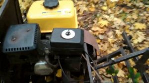 Мотоблок, трактор самодельный с мотором от мотоблока. С ваз мостом и коробкой.