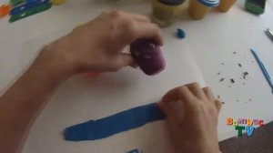 Play Doh how to create Oh from Home cartoon \ Лепим из пластилина персонажа О, Дом - Bambuc TV