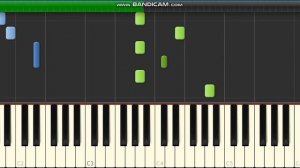 The Ambience - Granny Horror Game Music Soundtrack Piano Synthesia Tutorial - Part 2