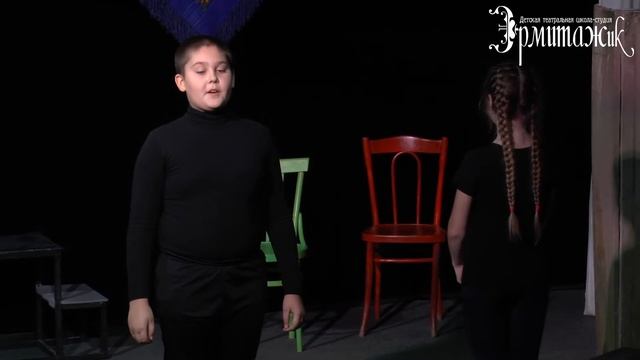 Отчётный показ по технике речи. Скороговорки. Стихи Б. Заходера, Д. Хармса.
