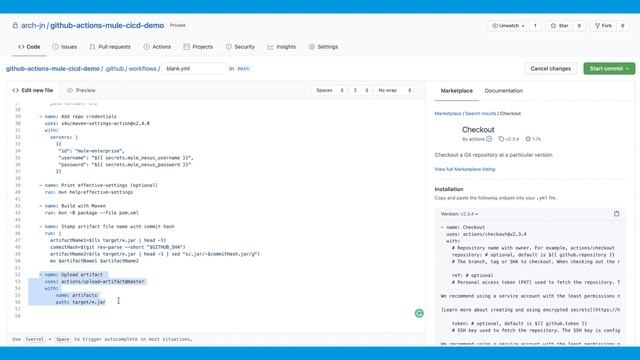 Deploy Mule app to CloudHub with GitHub actions смотреть онлайн