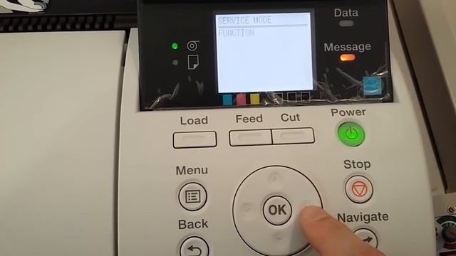 RESET Maintenance Tank - Plotter Canon IPF-670 and IPF-770